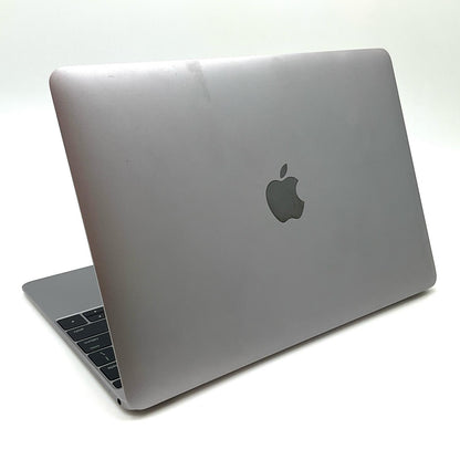 【全額返金保証】【最速発送】Apple MacBook 12インチ 2016 1.1 GHz Intel Core m3 8GB SSD 256GB スペースグレイ 87.6% 動作確認済