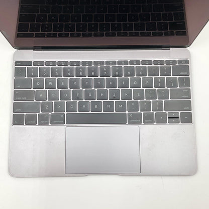 【全額返金保証】【最速発送】Apple MacBook 12インチ 2016 1.1 GHz Intel Core m3 8GB SSD 256GB スペースグレイ 87.6% 動作確認済