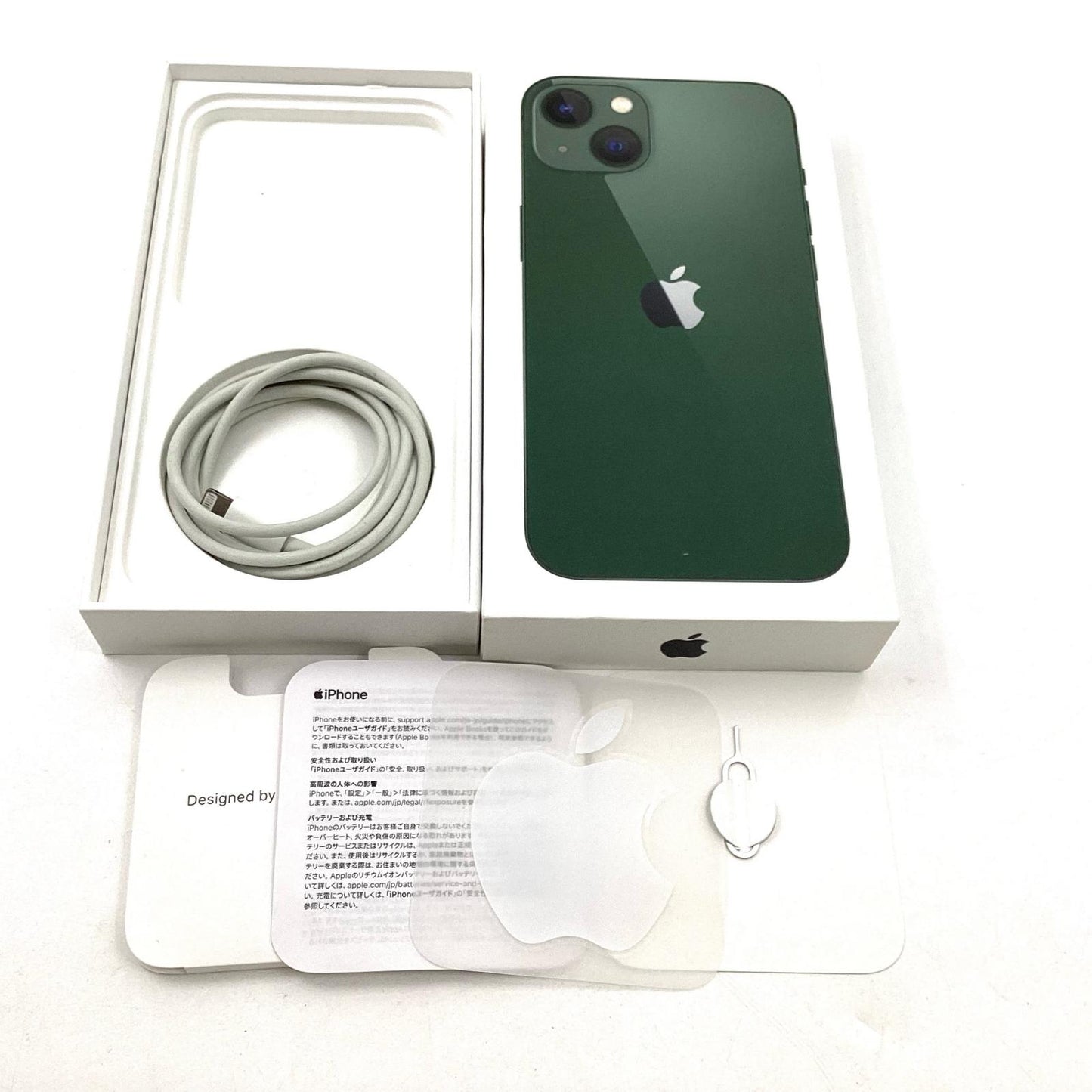 【全額返金保証】【最速発送】Apple iPhone iPhone 13 128GB グリーン docomo 動作確認済 80%