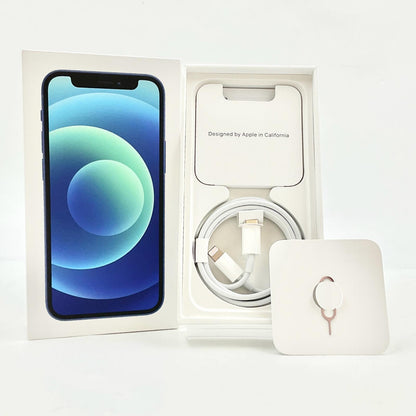 【全額返金保証】【最速発送】Apple iPhone iPhone 12 64GB ブルー Softbank 白ロム 美品 動作確認済 83%
