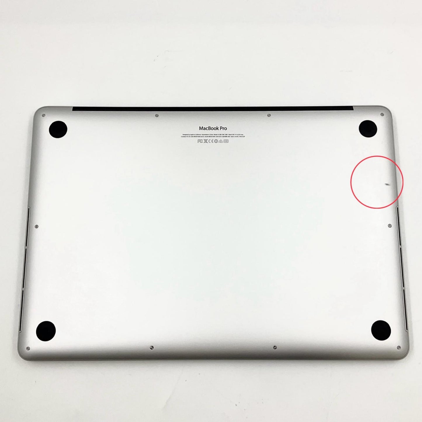 【全額返金保証】【最速発送】Apple MacBook Pro 15インチ 2014 クアッドコア intel core i7 16GB SSD 1TB シルバー 86.5% 動作確認済