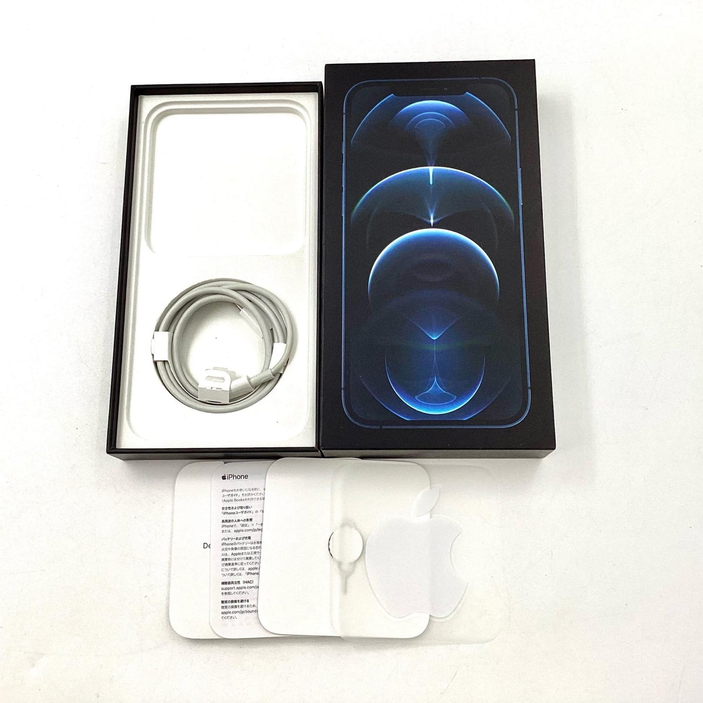 【全額返金保証】【最速発送】Apple iPhone iPhone 12 Pro Max 256GB パシフィックブルー au 白ロム 動作確認済 77%