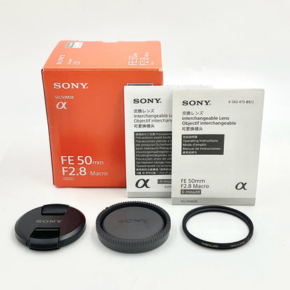 【全額返金保証】【最速発送】Sony FE 50mm F2.8 Macro SEL50M28 動作確認済