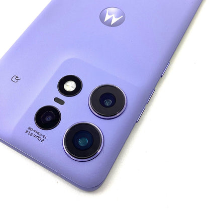 【全額返金保証】【最速発送】Motorola edge 50s pro 256GB リュクスラベンダー Softbank 白ロム 美品 動作確認済