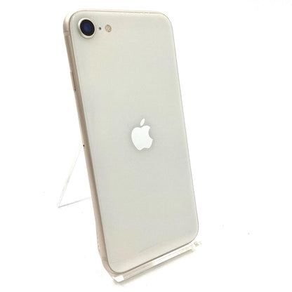 【全額返金保証】【最速発送】Apple iPhone iPhone SE（第3世代） 128GB スターライト SIMフリー 白ロム 動作確認済 100%