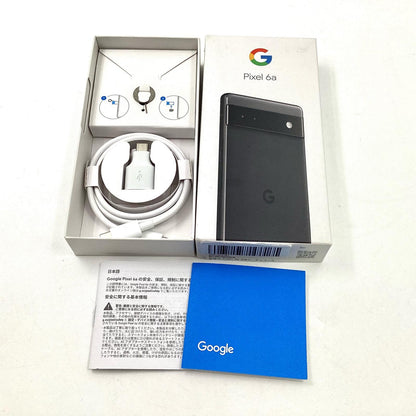 【最速発送】Google Pixel Pixel　6a 128GB チャコール au SIMフリー GB17L 白ロム【難有】