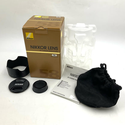 【全額返金保証】【最速発送】Nikon AF-S NIKKOR 58mm f/1.4G 動作確認済