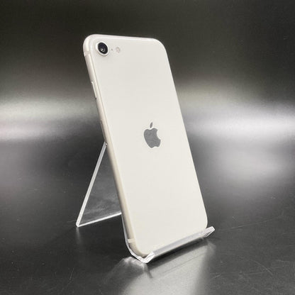 【全額返金保証】【最速発送】Apple iPhone iPhone SE（第3世代） 64GB スターライト au 白ロム 動作確認済 84%