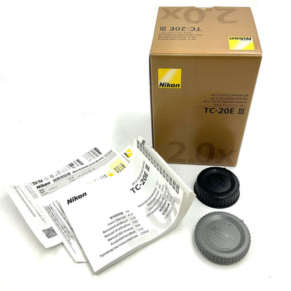 【全額返金保証】【最速発送】Nikon AF-S Teleconverter TC-20E III 美品 動作確認済