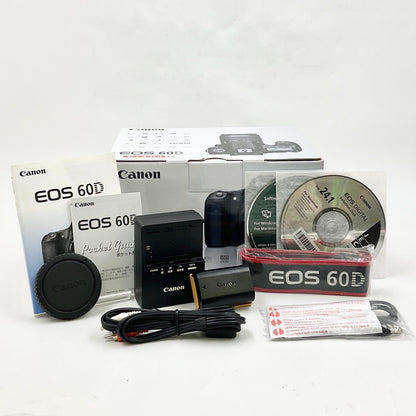 【全額返金保証】【最速発送】Canon デジタル一眼 EOS 60D ボディ ブラック 動作確認済