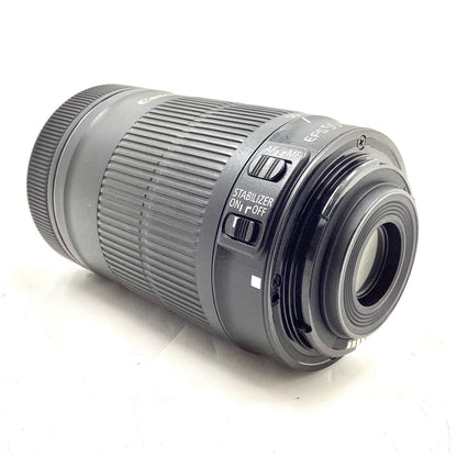 【全額返金保証】【最速発送】Canon EF-S55-250mm F4-5.6 IS STM 美品 動作確認済