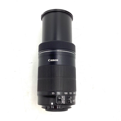 【全額返金保証】【最速発送】Canon EF-S55-250mm F4-5.6 IS STM 美品 動作確認済