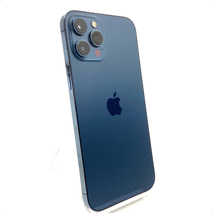 【全額返金保証】【最速発送】Apple iPhone iPhone Pro Max 12 Pro Max 128GB パシフィックブルー au SIMフリー 白ロム 動作確認済 85%