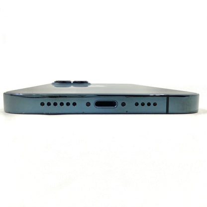 【全額返金保証】【最速発送】Apple iPhone iPhone Pro Max 12 Pro Max 128GB パシフィックブルー au SIMフリー 白ロム 動作確認済 85%