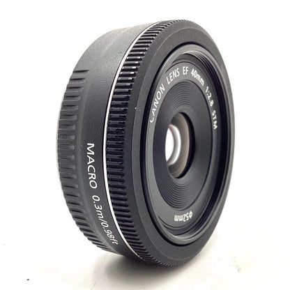 【全額返金保証】【最速発送】Canon EF40mm F2.8 STM 美品 動作確認済