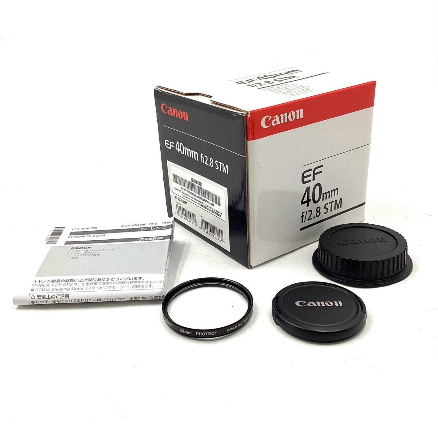 【全額返金保証】【最速発送】Canon EF40mm F2.8 STM 美品 動作確認済