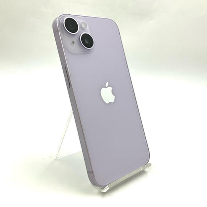 【全額返金保証】【最速発送】Apple iPhone iPhone 14 128GB パープル docomo SIMフリー 白ロム 動作確認済