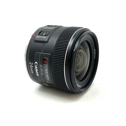 【全額返金保証】【最速発送】Canon EF24mm F2.8 IS USM 美品 動作確認済