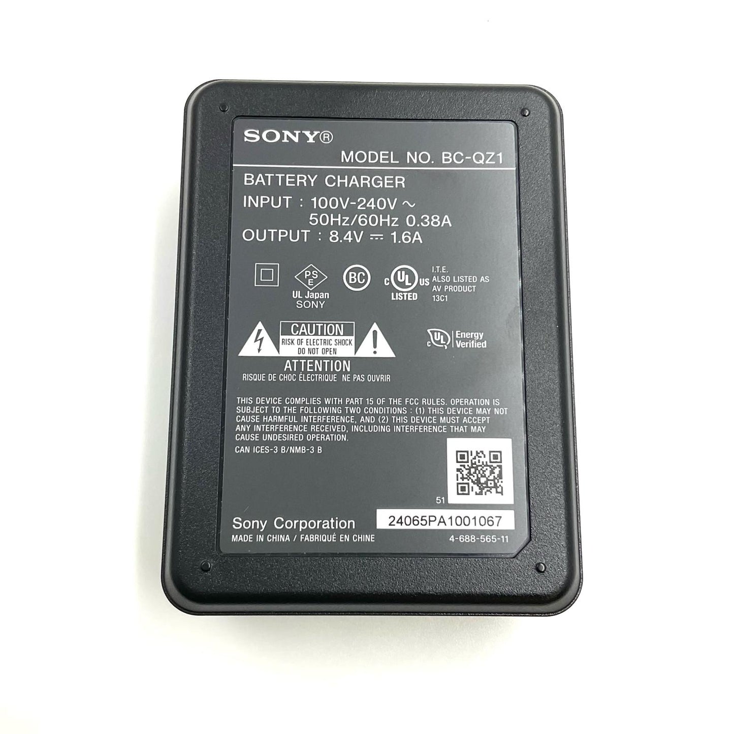 【全額返金保証】【最速発送】Sony BC-QZ1 美品 動作確認済