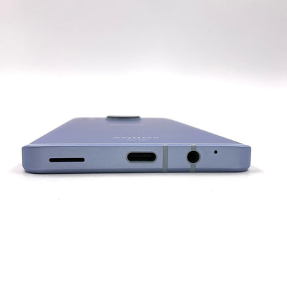 【全額返金保証】【最速発送】SHARP AQUOS sence8 128GB ブルー docomo SH-54D 白ロム 動作確認済