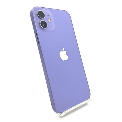 【全額返金保証】【最速発送】Apple iPhone iPhone 12 128GB パープル au 白ロム 動作確認済 88%
