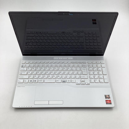 【全額返金保証】【最速発送】FUJITSU FMVA450GW AMD Ryzen 5 5500U With Radeon Graphics 2.10GHz 8GB M.2 SSD 256GB 97.8% 美品 動作確認済