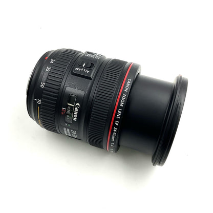【全額返金保証】【最速発送】Canon EF24-70mm F4L IS USM 美品 動作確認済