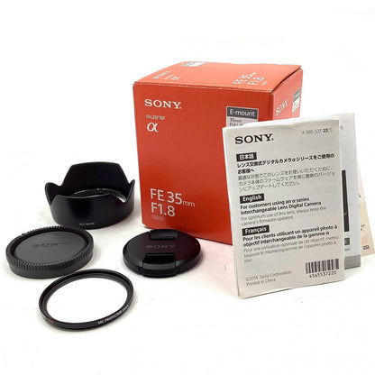 【全額返金保証】【最速発送】Sony FE 35mm F1.8 SEL35F18F 美品 動作確認済