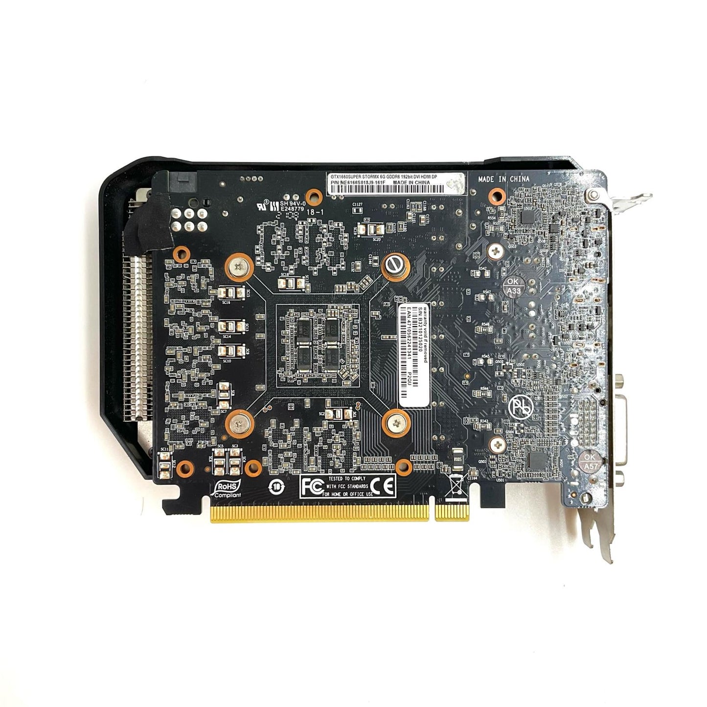 【全額返金保証】【最速発送】Palit グラフィックボード NVIDIA GeForce GTX 1660SUPER GTX 1660SUPER STORMX 6G GDDR6 動作確認済