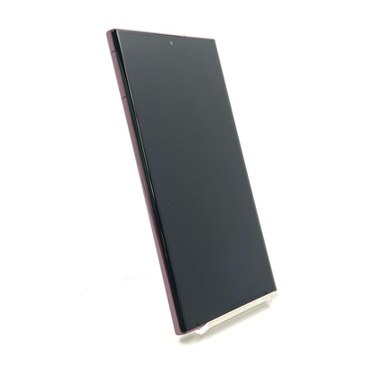 【全額返金保証】【最速発送】SAMSUNG Galaxy S22 Ultra 256GB バーガンディ au SCG14 動作確認済