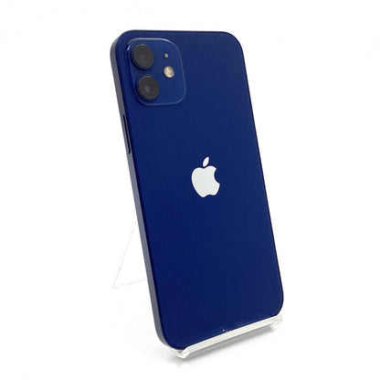 【全額返金保証】【最速発送】Apple iPhone iPhone 12 64GB ブルー docomo 白ロム 動作確認済 85%