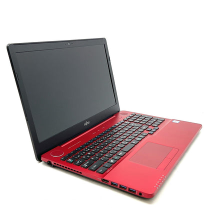 【全額返金保証】【最速発送】FUJITSU LIFEBOOK FMVA53XR Intel Core i7-6700HQ 8GB HDD 1TB 82.2% 動作確認済