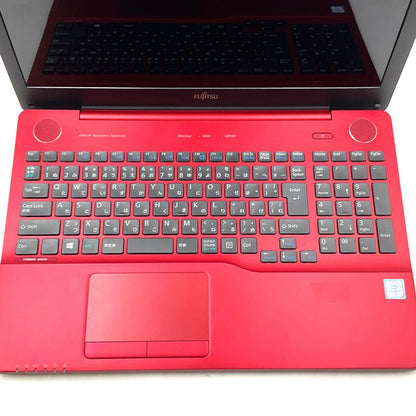 【全額返金保証】【最速発送】FUJITSU LIFEBOOK FMVA53XR Intel Core i7-6700HQ 8GB HDD 1TB 82.2% 動作確認済