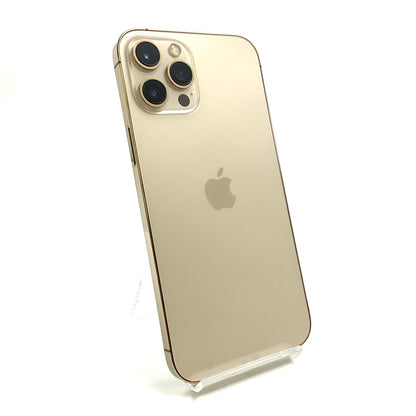 【全額返金保証】【最速発送】Apple iPhone iPhone 12 Pro Max 128GB ゴールド docomo 白ロム 動作確認済 74%