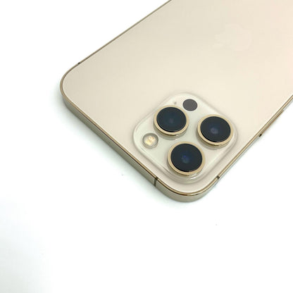 【全額返金保証】【最速発送】Apple iPhone iPhone 12 Pro Max 128GB ゴールド docomo 白ロム 動作確認済 74%