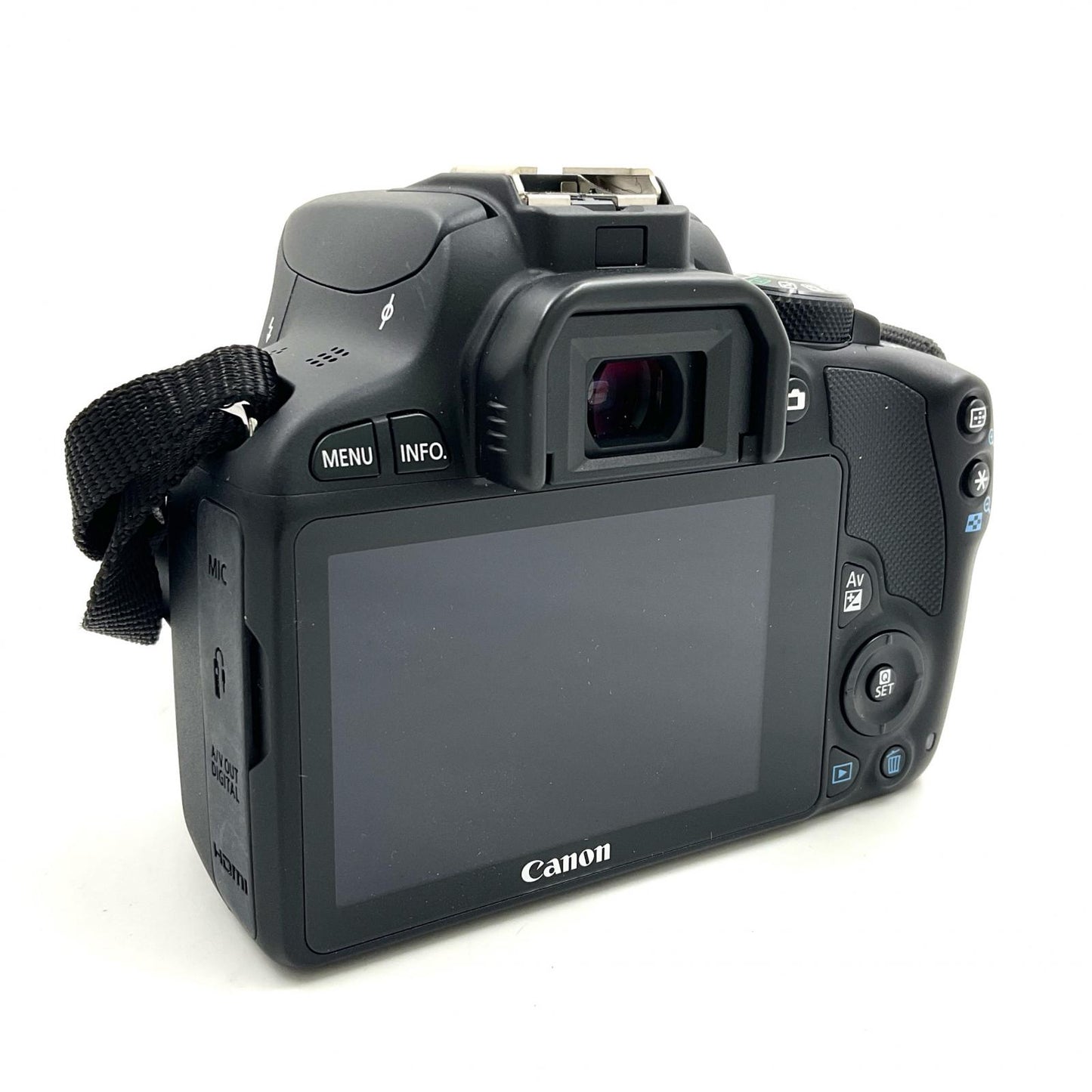 【全額返金保証】【最速発送】Canon デジタル一眼 EOS Kiss X7 ダブルズームキット ブラック 美品 動作確認済