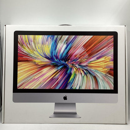 【全額返金保証】【最速発送】Apple iMac 27インチ クアッドコア intel core i5 8GB フュージョンドライブ 1TB シルバー 動作確認済