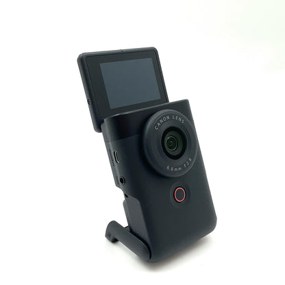 【全額返金保証】【最速発送】Canon コンパクトデジタルカメラ PowerShot V10 トライポッドグリップキット 超美品 動作確認済