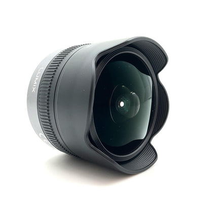 【全額返金保証】【最速発送】Panasonic LUMIX G FISHEYE 8mm/F3.5 H-F008 動作確認済