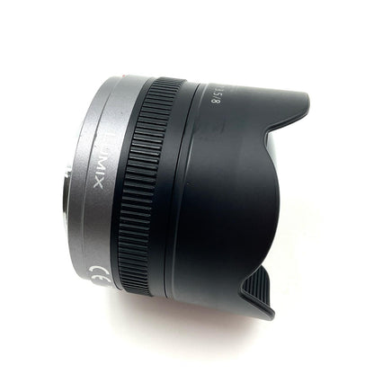 【全額返金保証】【最速発送】Panasonic LUMIX G FISHEYE 8mm/F3.5 H-F008 動作確認済