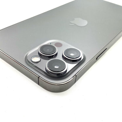 【全額返金保証】【最速発送】Apple iPhone iPhone 12 Pro Max 256GB グラファイト au SIMフリー 白ロム 超美品 動作確認済 100%