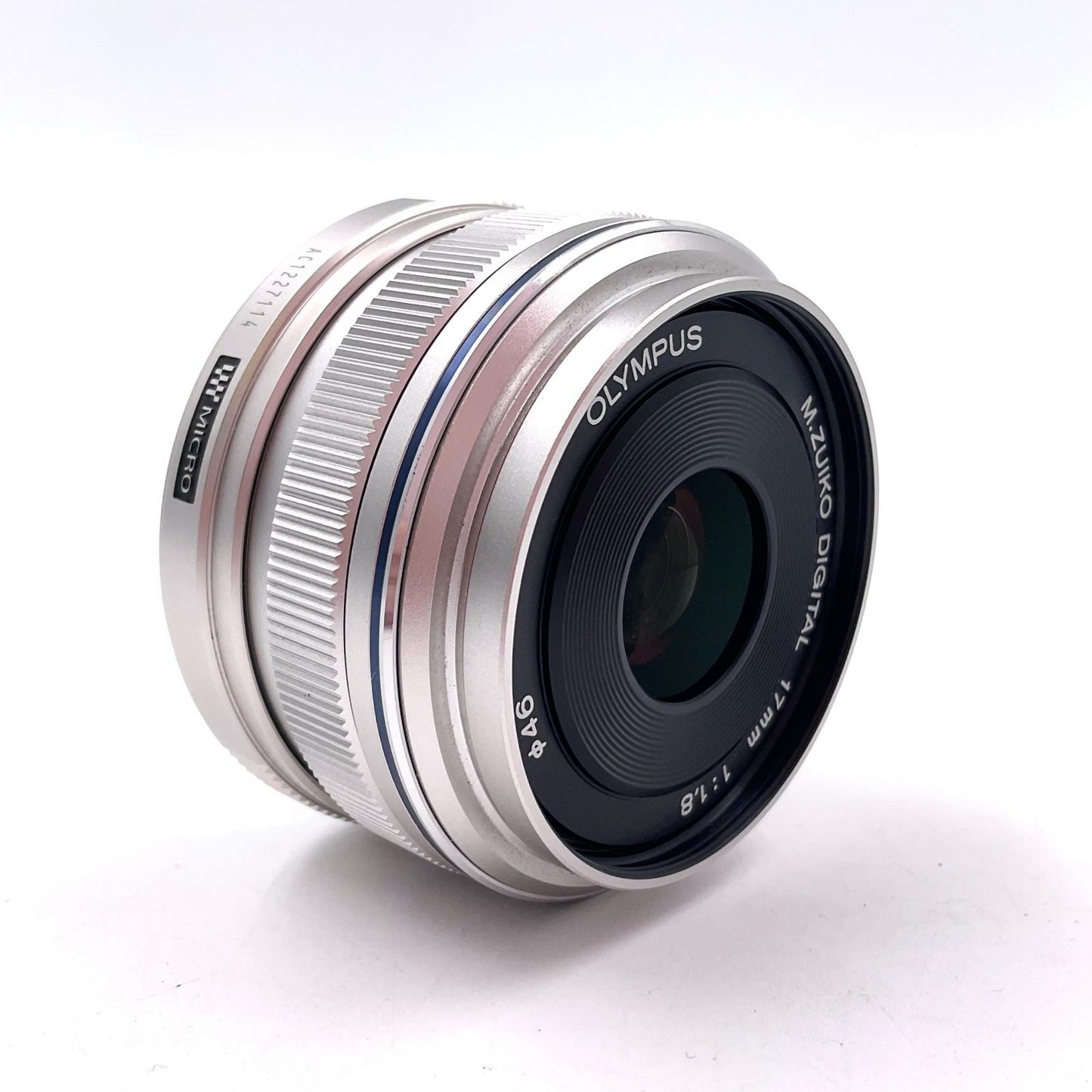 【全額返金保証】【最速発送】OLYMPUS M.ZUIKO DIGITAL 17mm F1.8　シルバー 動作確認済