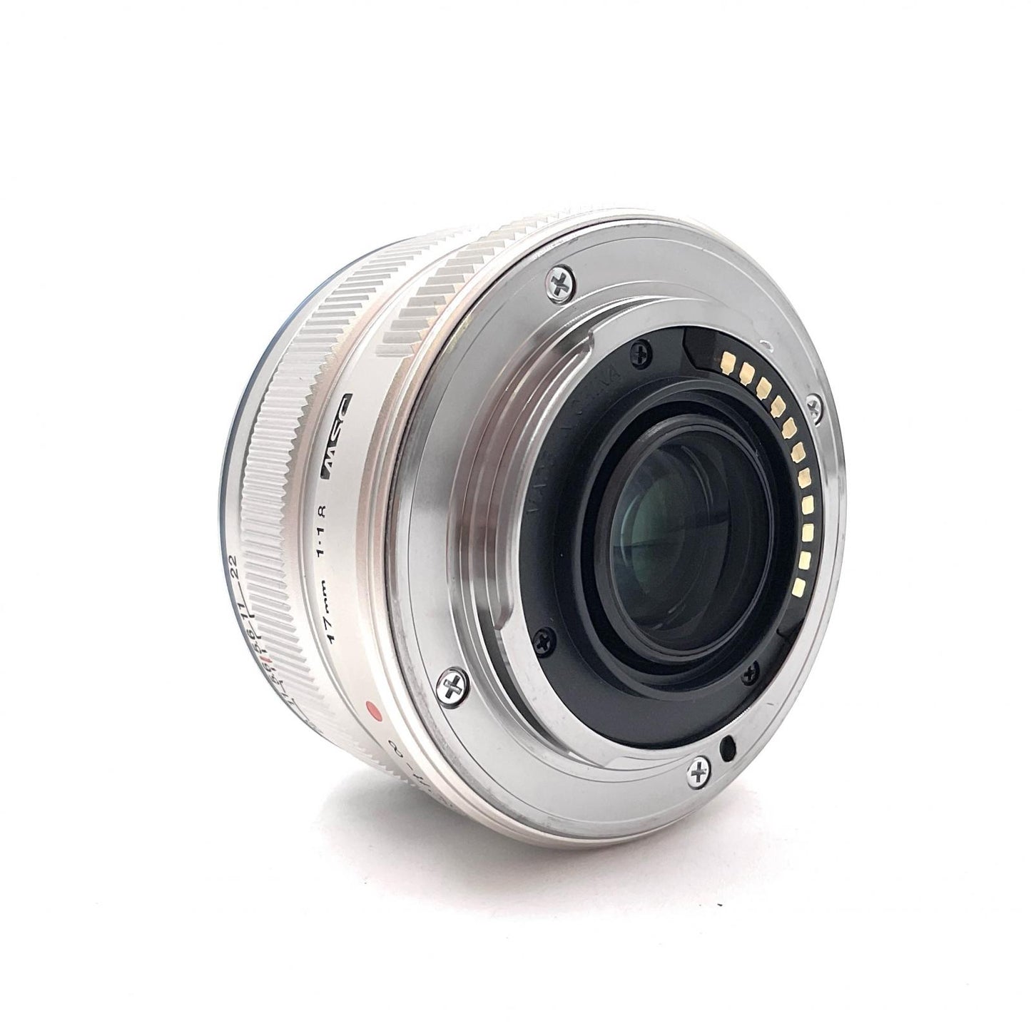 【全額返金保証】【最速発送】OLYMPUS M.ZUIKO DIGITAL 17mm F1.8　シルバー 動作確認済