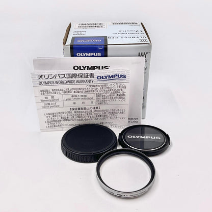 【全額返金保証】【最速発送】OLYMPUS M.ZUIKO DIGITAL 17mm F1.8　シルバー 動作確認済
