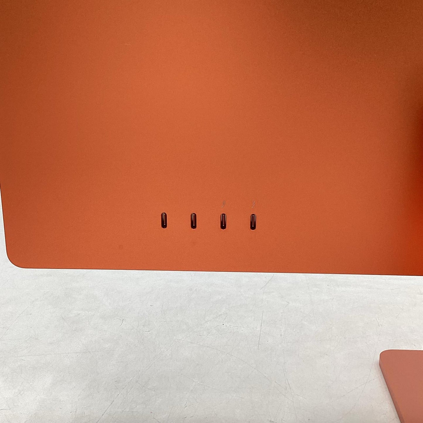 【全額返金保証】【最速発送】Apple iMac 24インチ M1 8コア 8GB SSD 256GB オレンジ 美品 動作確認済