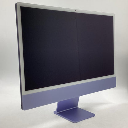 【全額返金保証】【最速発送】Apple iMac 24インチ M1 8コア 8GB SSD 256GB パープル 美品 動作確認済