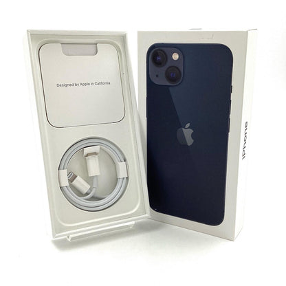 【全額返金保証】【最速発送】Apple iPhone iPhone 13 128GB ミッドナイト Softbank SIMフリー 白ロム 美品 動作確認済 86%
