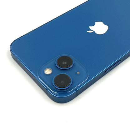 【全額返金保証】【最速発送】Apple iPhone iPhone 13 128GB ブルー docomo SIMフリー 白ロム 動作確認済 78%