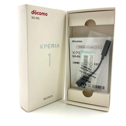 【全額返金保証】【最速発送】Sony Xperia Xperia 1 64GB Purple docomo SO-03L 白ロム 動作確認済