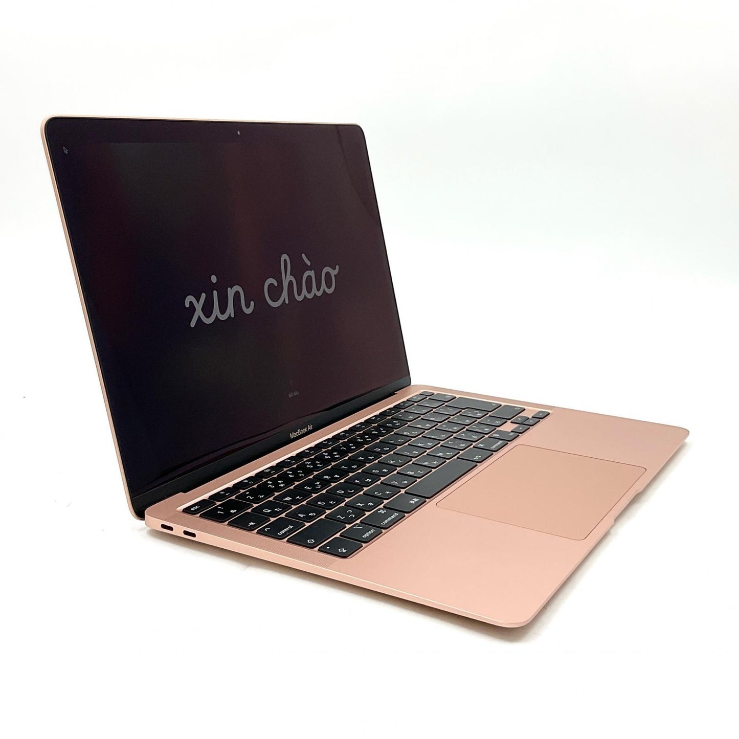 【全額返金保証】【最速発送】Apple MacBook Air 13.3インチ 2020 M1 8コア 8GB SSD 512GB ゴールド 100% 美品 動作確認済